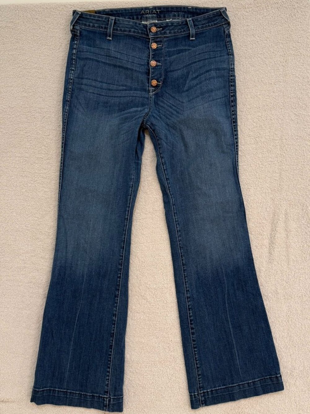 Ariat Trouser High Rise Wide Leg Jeans 33R